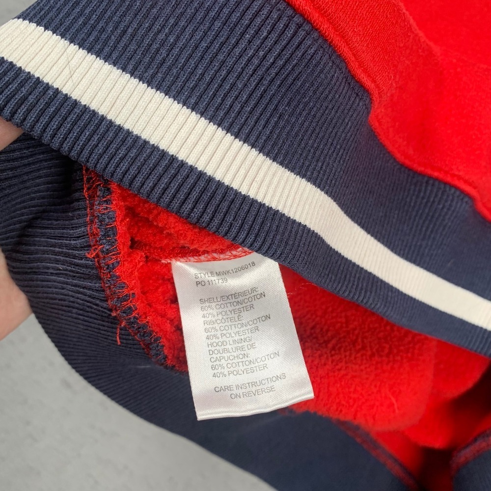 Cinch Hoodie Mens Large Red Denim Co Embroidered Pullover Sweatshirt Western - Picture 11 of 13